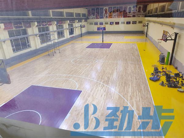 篮球馆运动木地板翻新