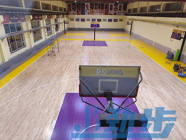 篮球馆运动木地板翻新