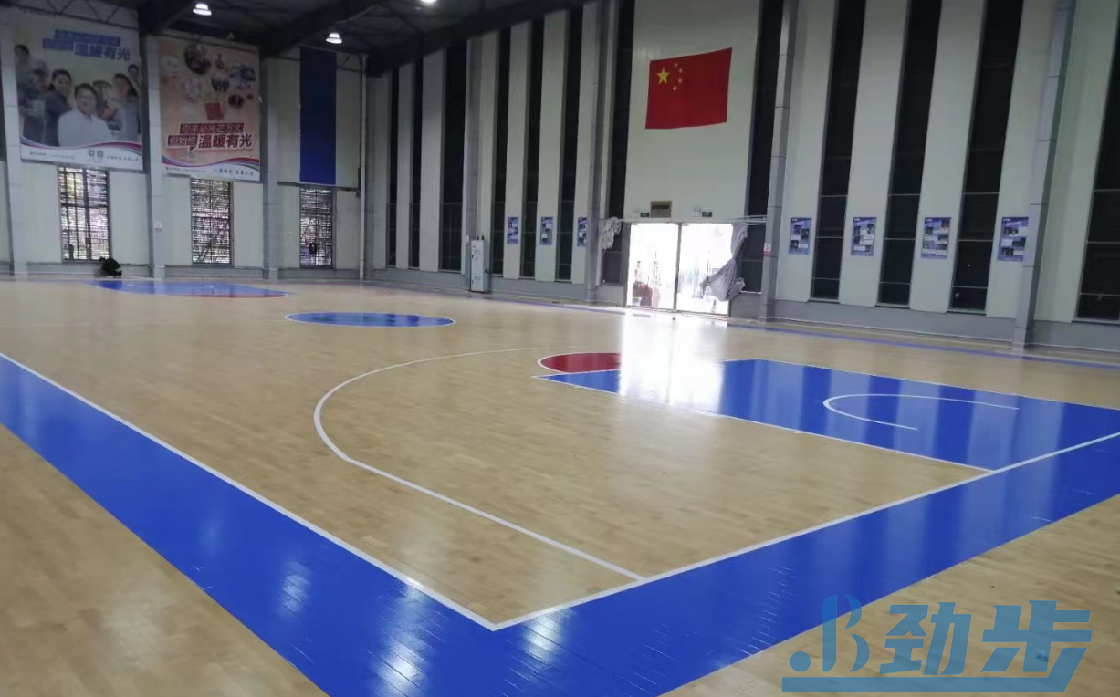 篮球馆木地板翻新修复